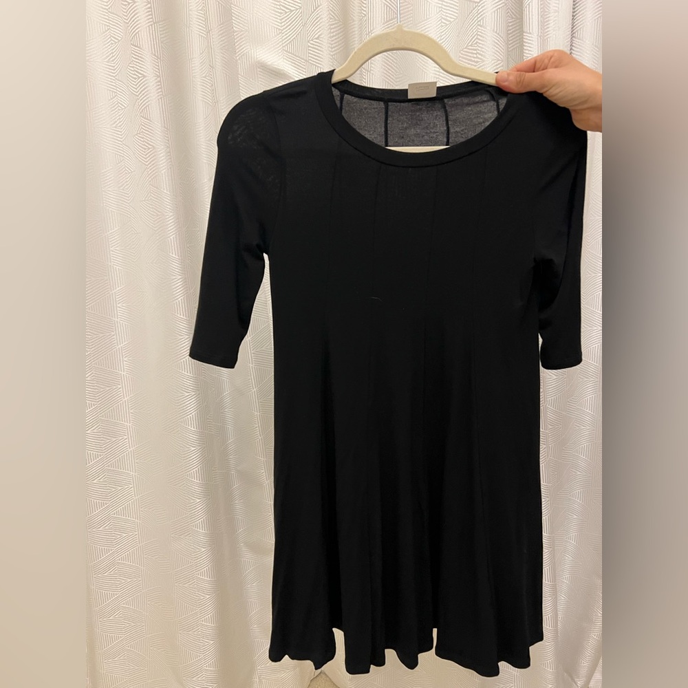 Black 3/4 Sleeve Honey Vanilla Dress. Size 11/12.